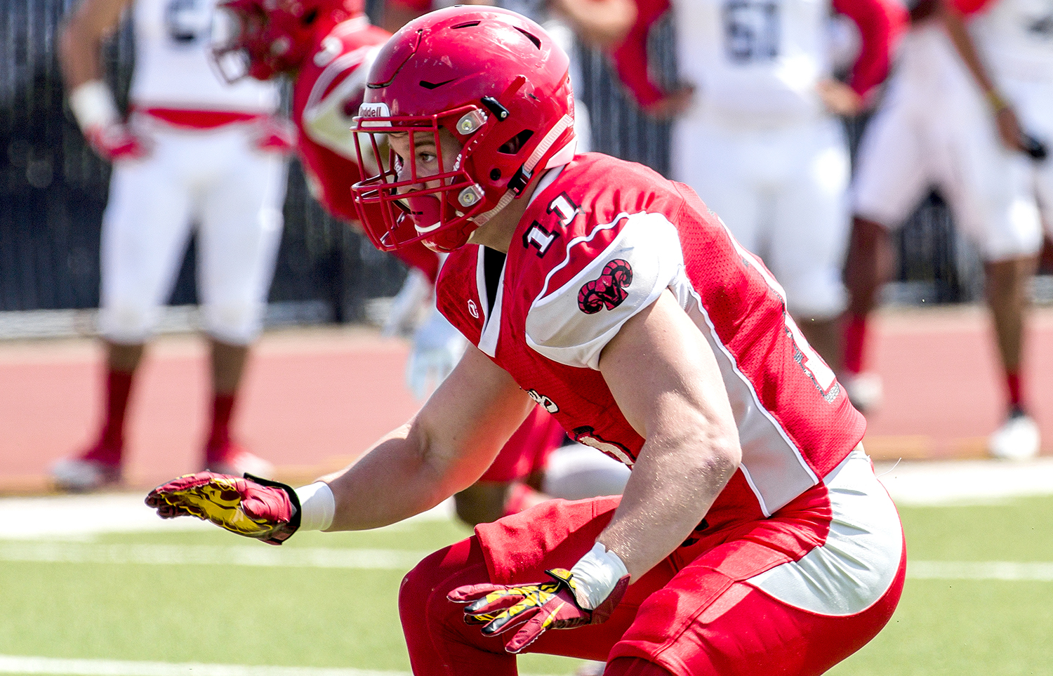 Lineback Dallas Martin finished game with seven tackles.