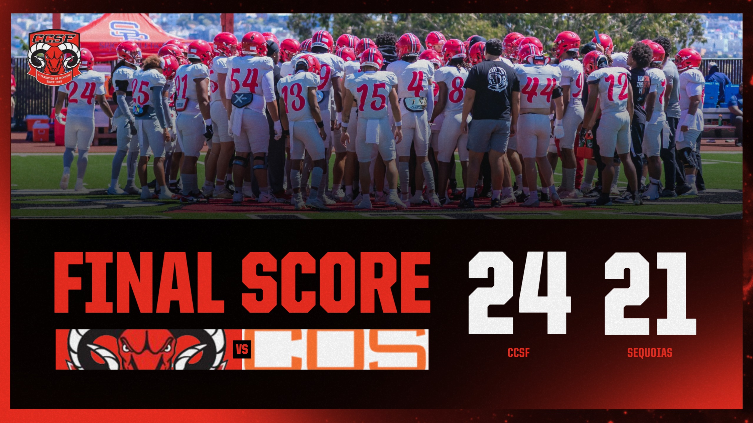 Rams rally in fourth quarter to snatch 24-21 win at Sequoias